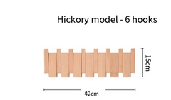 Piano Key Wall Coat Rack (One Piece) Wood Simplicity