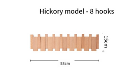 Piano Key Wall Coat Rack (One Piece) Wood Simplicity