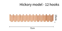 Piano Key Wall Coat Rack (One Piece) Wood Simplicity